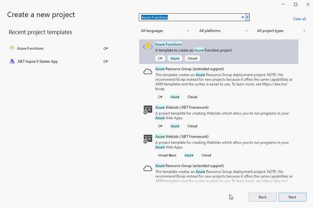 Aspire 9.0 RC1 Simplified Setup, Azure Functions Support Added